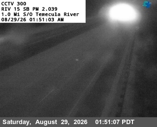 I-15 : (300) 1.0 mi S/O Temecula River live camera view