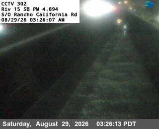 I-15 : (302) S/O Rancho California Road live camera view