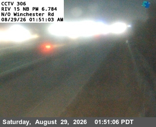I-15 : (306) N/O Winchester Rd live camera view