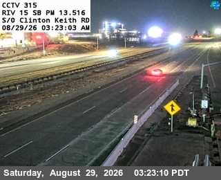 I-15 : (315) 0.7 Mi N/O Clinton Keith live camera view