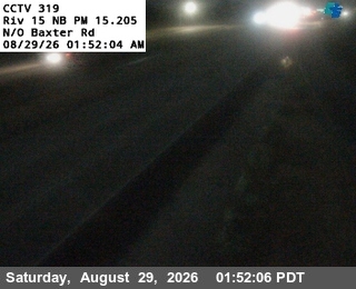 I-15 : (319) North of Baxter Road live camera view