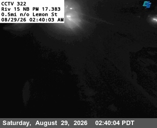 I-15 : (322) North of Lemon Street live camera view
