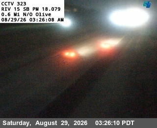 I-15 : (323) North of Olive live camera view