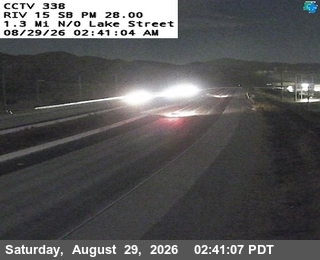 I-15 : (338) 1.3 Miles North of Lake Street live camera view