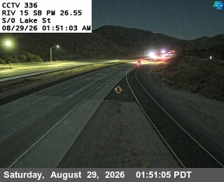 I-15 : (336) South of Lake Street live camera view