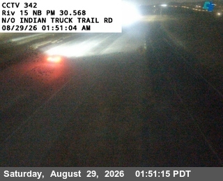 I-15 : (342) North of Indian Truck Trail Road live camera view