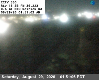 I-15 : (350) 0.6 Miles North of Werick Road live camera view