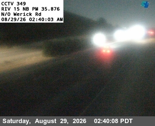 I-15 : (349) North of Werick Road live camera view