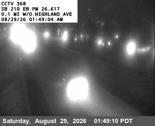 I-210 : (368) West of Highland Avenue live camera view