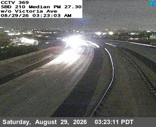 I-210 : (369) West of Victoria Avenue live camera view