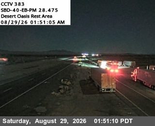 I-40 : (383) At Desert Oasis Rest Area live camera view