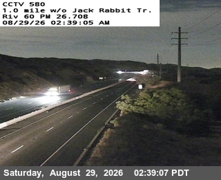 SR-60 : (580) 1 mi w/o Jack Rabbit Trail live camera view