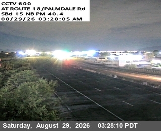 I-15 : (600) Palmdale Rd live camera view