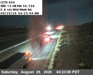 I-15 : (609) Wild Wash Rd live camera view
