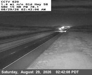 I-15 : (620) n/o Old Hwy 58 live camera view
