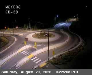 Hwy 50 at Meyers live camera view