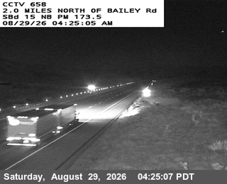 I-15 :(658) 1.0 Miles N of Bailey Road live camera view