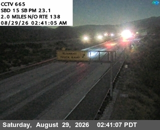 I-15 : (665) Truck RunwayRp live camera view