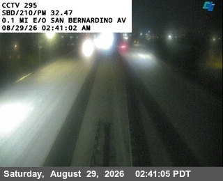 I-210 : (295) East of San Bernardino Avenue live camera view