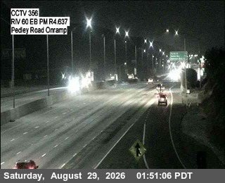 SR-60 : (356) Onramp Pedley Street live camera view