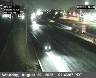 SR-60 : (359) West of Valley Way live camera view