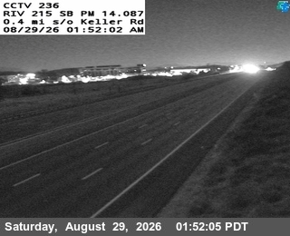 I-215: (236) 0.4M S/O Keller RD live camera view
