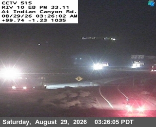 I-10 : (515) Indian Canyon live camera view