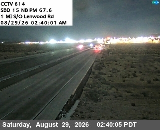 I-15 : (614) South of Lenwood Road live camera view