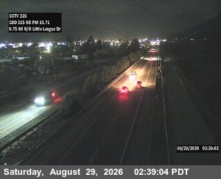 I-215 : (229) N/O Little League Drive live camera view
