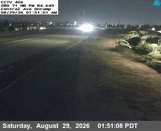 SR-71 : (406) Central Ave Onramp live camera view
