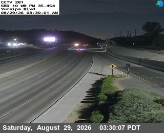 I-10: (281) Yucaipa Blvd live camera view