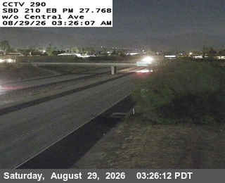 I 210: (290) West of Central Ave. live camera view
