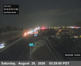 SR-60 : (573) w/o Nason Street live camera view