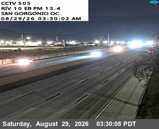 I-10 : (505) San Gorgonio OC live camera view