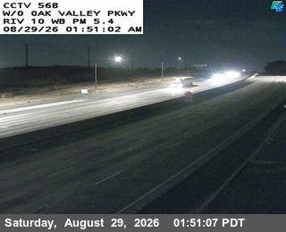 I-10 : (568) W/O Oak Valley Pkway live camera view