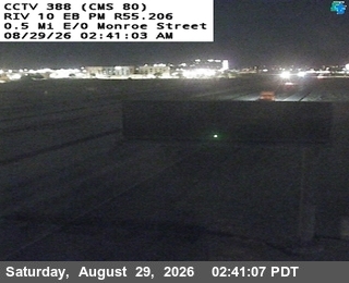 I-10 : (388) 0.5 Mi E/O Monroe St live camera view