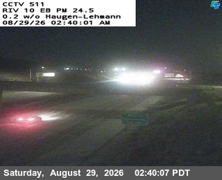 I-10 : (511) 0.2 mi e/o Haugen-Lehmann live camera view