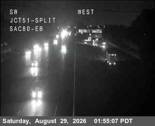 Hwy 80 at 51/80 Split live camera view