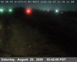 42 - SB SR-99 Griffith Rd RWIS live camera view