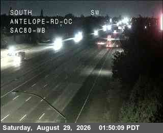 Hwy 80 at Antelope live camera view