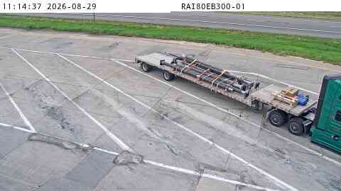 Rest Area: I-80 EB MM 300 near Davenport live camera view