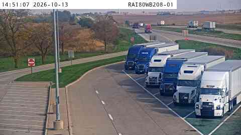 Rest Area: I-80 WB MM 208 near Victor live camera view