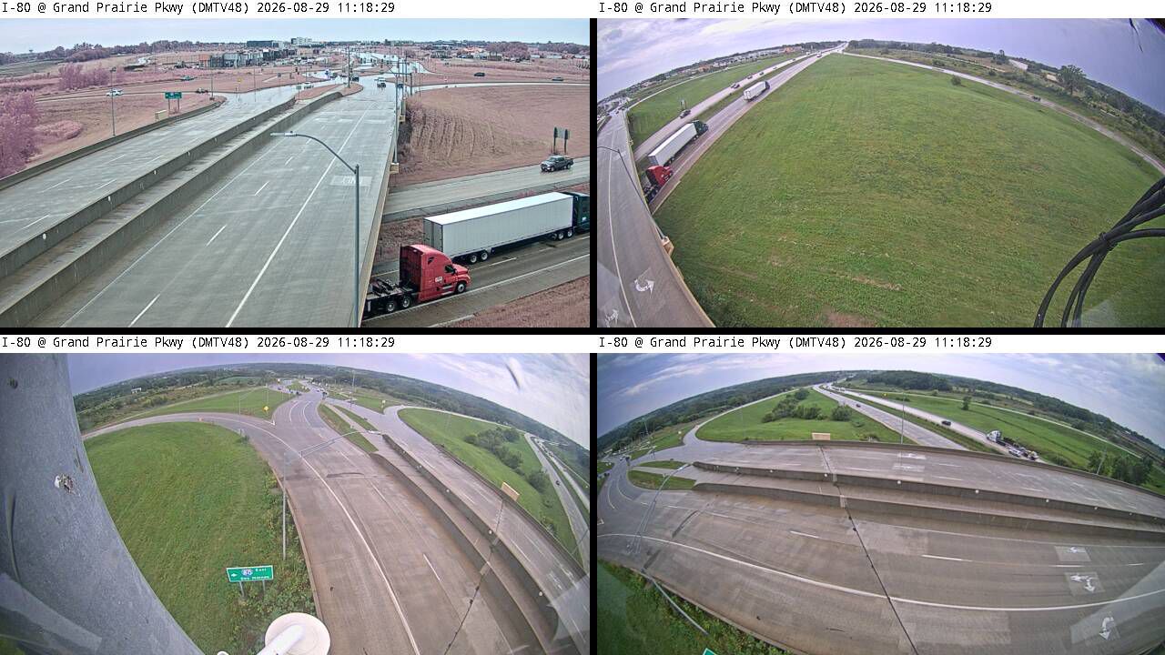 I-80 @ MM 118.4 (Grand Prairie Pkwy)-Q live camera view