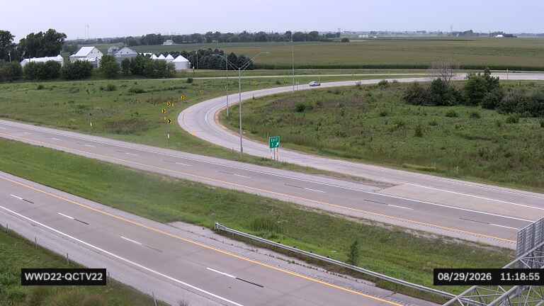 I-280 @ US 6 in Davenport W (22) live camera view