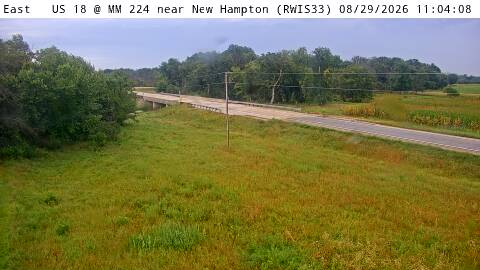 US 18 MM 224 @ New Hampton live camera view