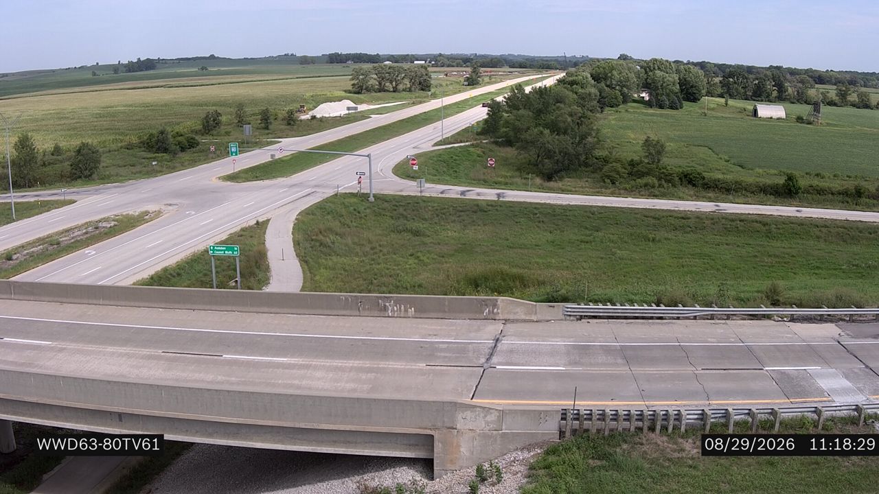 I-80 @ MM 60.4 (US 71) live camera view