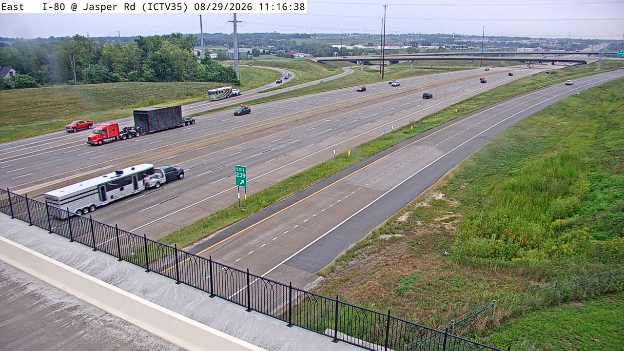 I-80 @ MM 238.3 (Jasper Ave) live camera view