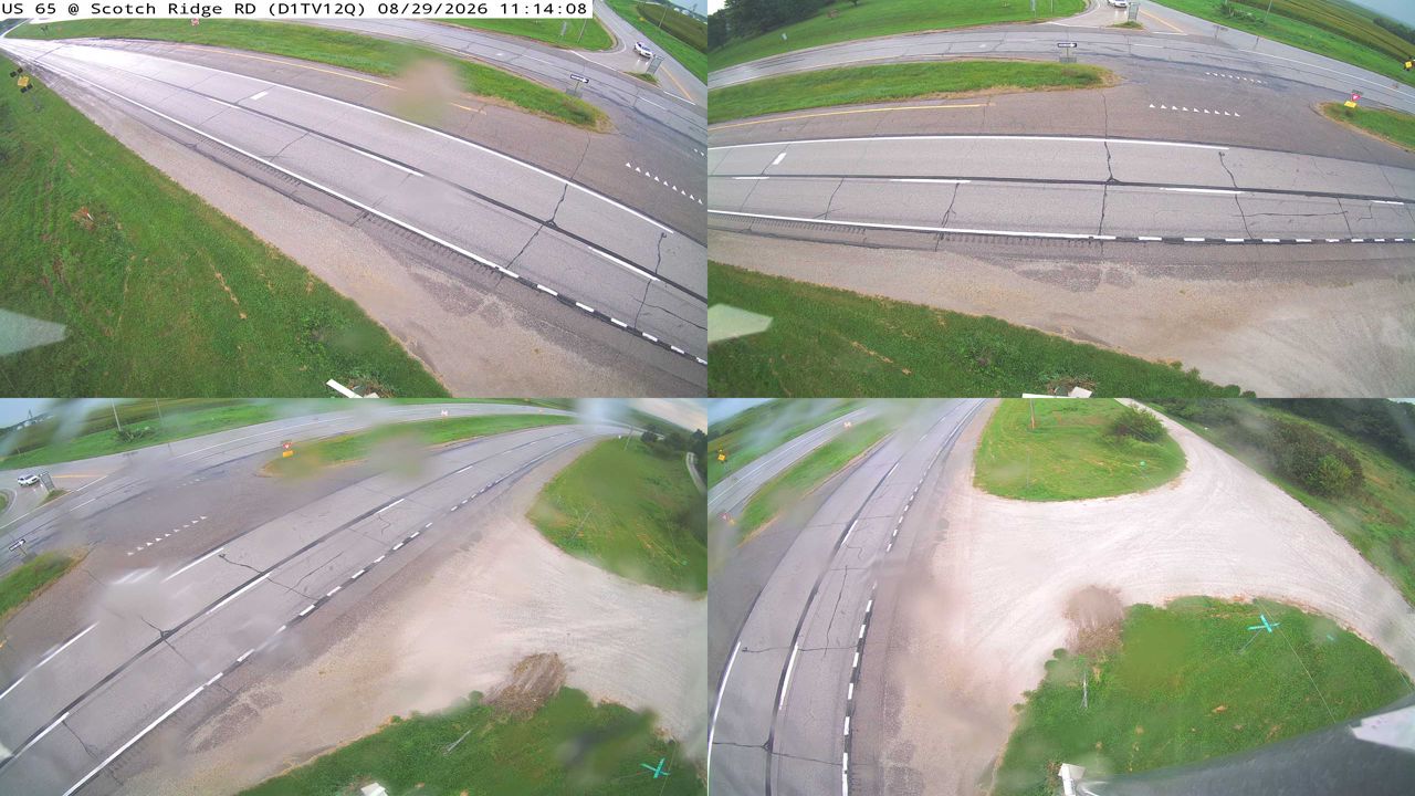 US 65 @ MM 67.3 (Scotch Ridge Rd - ICWS)-Q live camera view