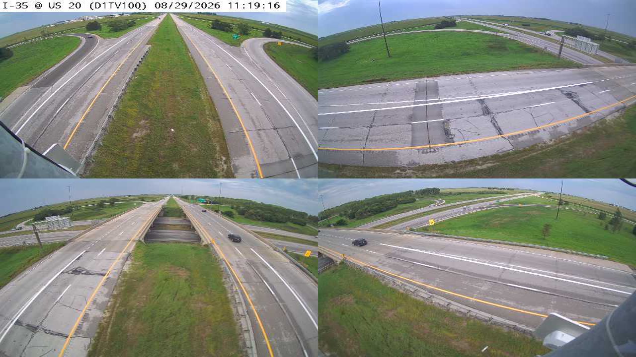 I-35 @ MM 142.5 (US 20)-Q live camera view
