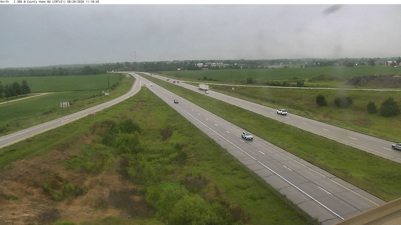 I-380 @ MM 28.8 (County Home Rd) live camera view